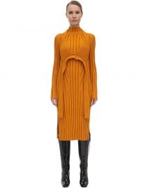 Viscose Blend Rib Knit Dress by Proenza Schouler at Luisaviaroma